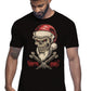 Santa Skull Tattoo 9047 T-shirt Urban Men Uomo 100% Cotone Pettinato JK STREET STYLE