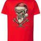 Santa Skull Tattoo 9047 T-shirt Urban Men Uomo 100% Cotone Pettinato JK STREET STYLE