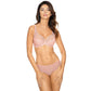 Semi Sheer Half Padded Bra Gorteks Scarlet Powder Pink - STREET STYLE
