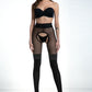 Open Crotch Pantyhose 30/60DEN Amour Secretary Black-3