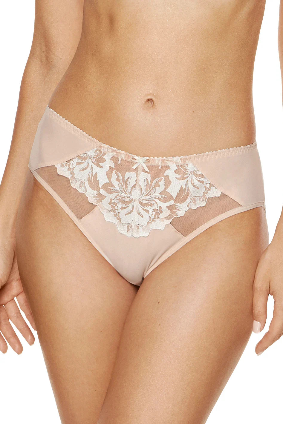 Semi-Sheer Embroidred Bikini Panty Gorteks Egerie-0