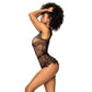 Sexy Sheer Mesh Eyelash Lace Body Mapale Bunny Black-3