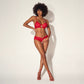 Sheer Bra & Crotchless Shorty Set Mapale Aura-3