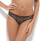 Gossard Glossies Leopard Print Sheer Thong Panty-1