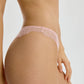 Sheer Eyelash Lace Thong Panty Blush Iris-2