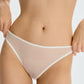 Sheer High-Leg Bikini Panty Blush The Mesh White-1
