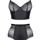 Sheer Lace Longline Bra & High Waist Briefs Demoniq Yessenia-3