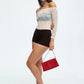 Sheer Lace Off-the-Shoulder Bodysuit Blush Cascade White-4