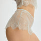 Sheer Eyelash Lace Short Blush Serene Mint-2