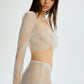 Sheer Eyelash Lace Crop Top Blush Serene Mint-4