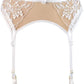 Sheer Mesh Garter Belt Axami Enigma White - STREET STYLE