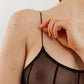 Sheer Mesh High Leg Bodysuit Blush Vine-2