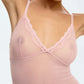Sheer Mesh Lace Trim Slip Dress Blush Lotus Rosewater-3