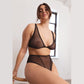 Sheer Wireless Front-Closure Bralette Astrid Black | Blush Lingerie-4