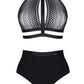Sheer Lace Bra & High Waist Shorts Demoniq Paloma-3