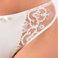 Sheer Mesh Tulle Embroidered Tanga Panty Perla Ivory-2