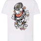 Skull Cigar Sigaretta Asso Tattoo 9003 T-shirt Urban Men Uomo 100% Cotone Pettinato JK STREET STYLE