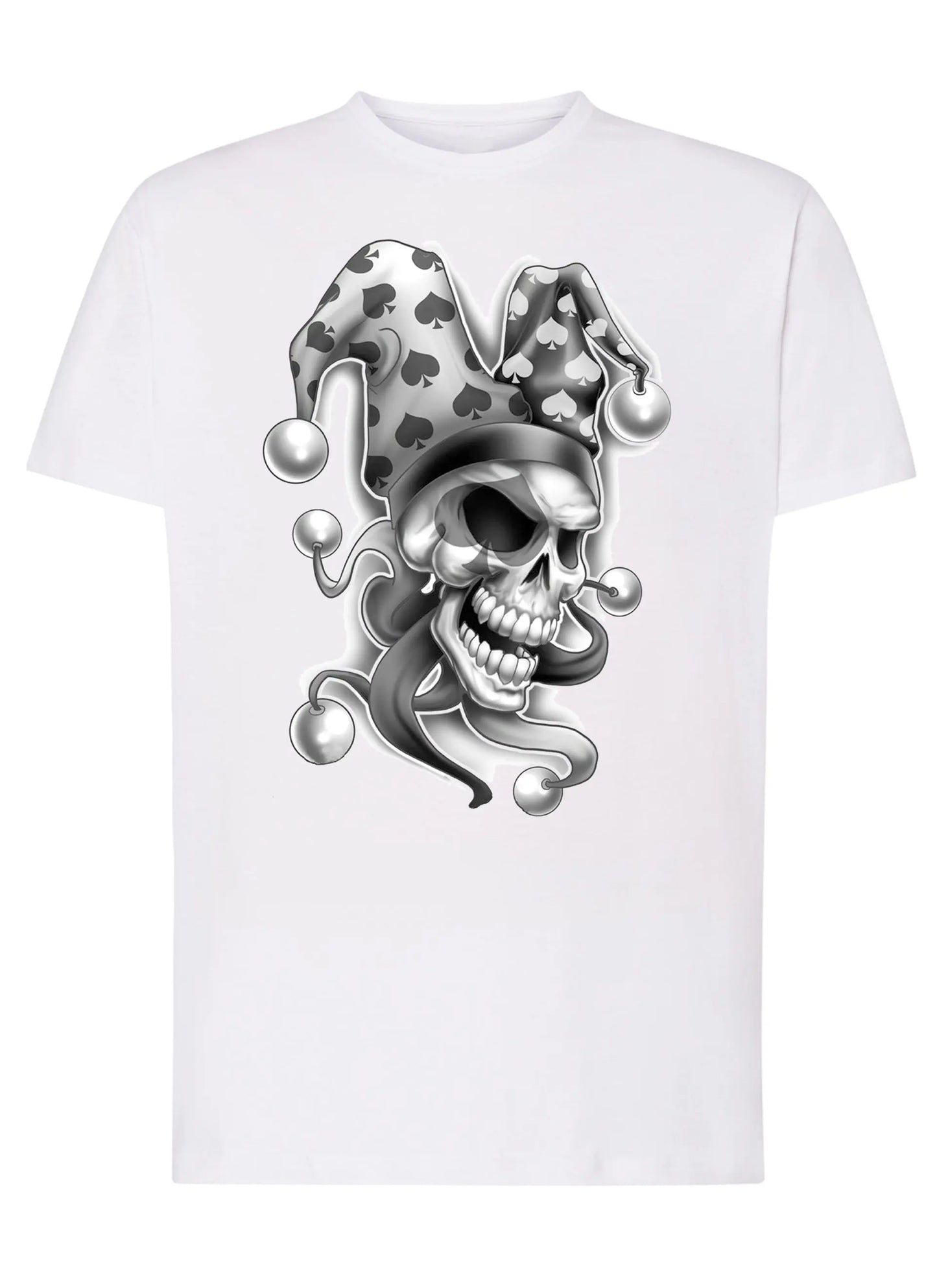 Skull Giolly Asso Tattoo 9004 T-shirt Urban Men Uomo 100% Cotone Pettinato JK STREET STYLE