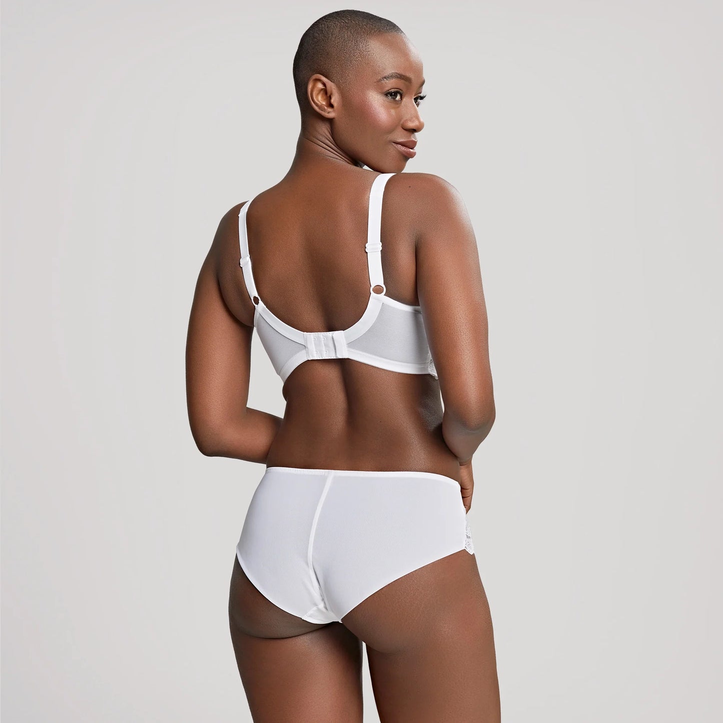 Panache Ana Brief Soft Lace Panty White-3