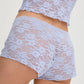 Soft Mesh Lace Shorts Blush Rosette Lavande-3