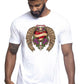 Steamp Punk Skull Tattoo 9054 T-shirt Urban Men Uomo 100% Cotone Pettinato JK STREET STYLE