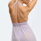 Stretch Mesh Babydoll Blush Caché Lilac - STREET STYLE