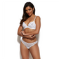 Sheer Plunge Bra Gossard Superboost Lace White-2