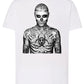 Tattoo Uman Men Skull Zombi Tattoo 9023 T-shirt Urban Men Uomo 100% Cotone Pettinato JK STREET STYLE