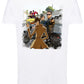 Terminaator Gang Cartoon Fumetti 2103 T-shirt Urban Slub Men Uomo 100% Cotone Fiammato BS STREET STYLE