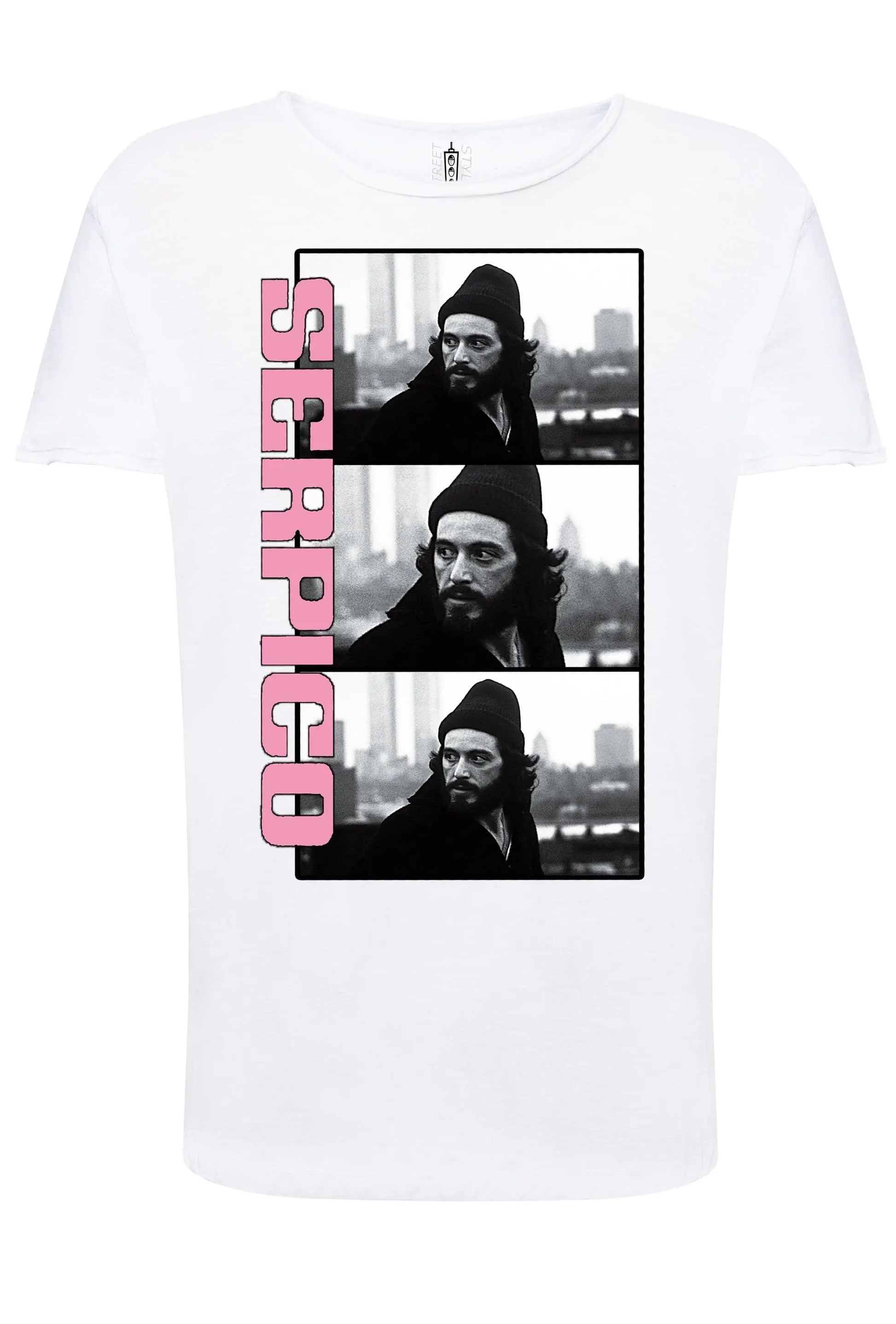 The Legend Serpico Attore Soggetto Cinema 18-91 T-shirt Urban Slub Men Uomo 100% Cotone Fiammato BS STREET STYLE