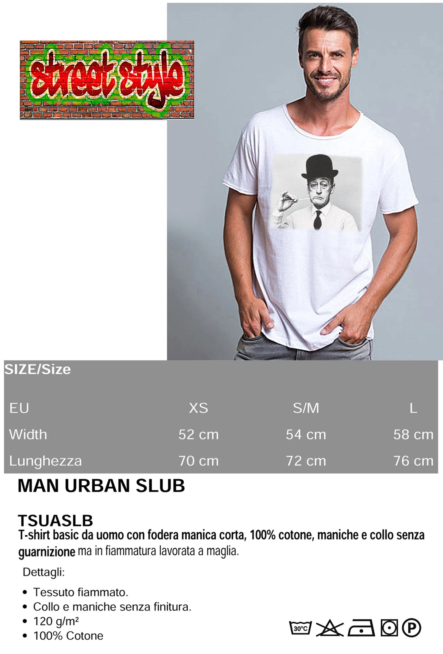 The Legend Totò Cinema Attore Soggetto 18-83 T-shirt Urban Slub Men Uomo 100% Cotone Fiammato BS STREET STYLE