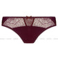 Semi Sheer Thong Panty Pamela Aubergine - STREET STYLE