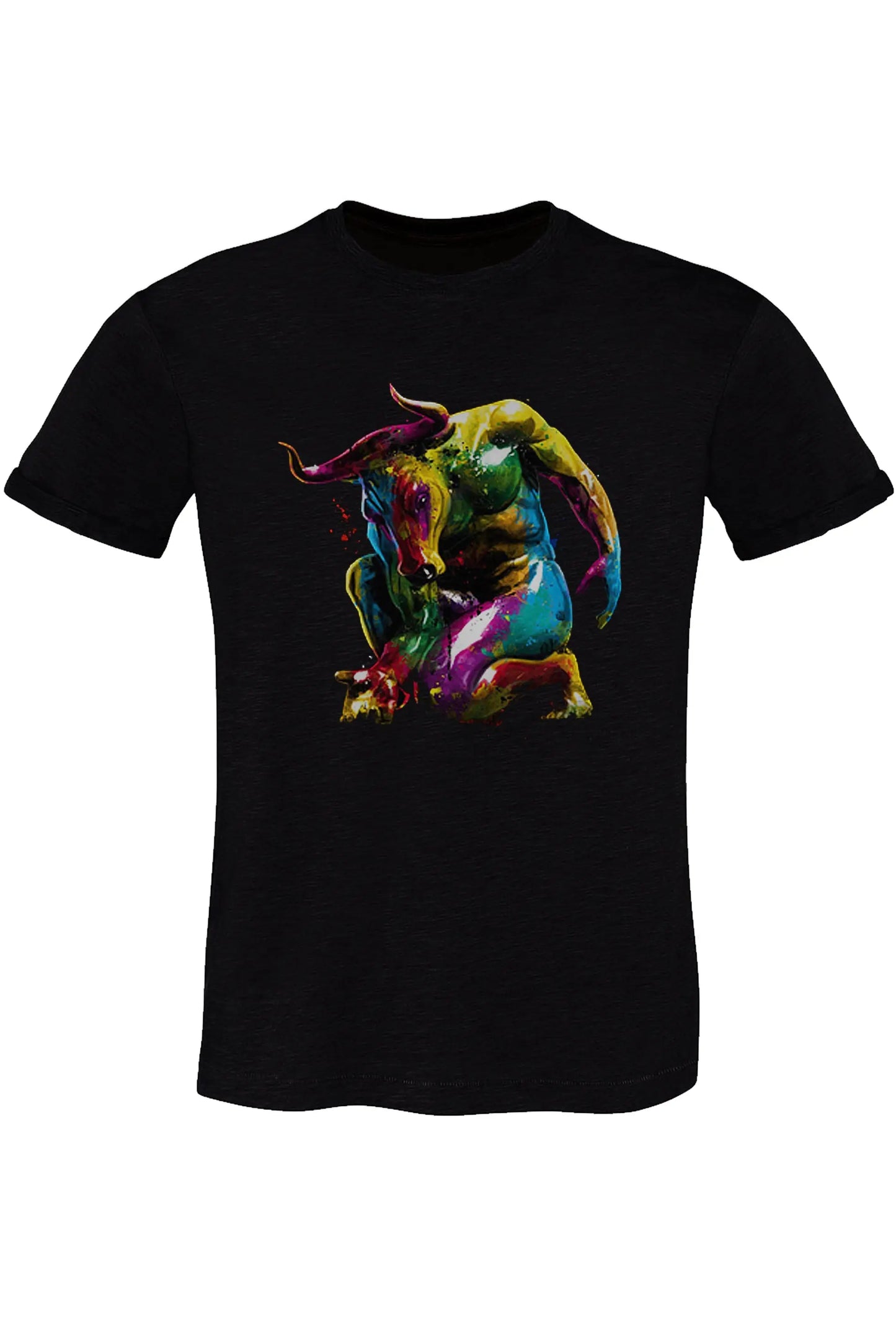 Toro Artistico Color 18-20-3 t-shirt Urban Slub Men Uomo 100% Cotone Fiammato BS STREET STYLE