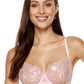 Transparent Demi Underwire Bra Gorteks Coco Pink-0