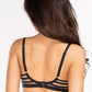 Soft Sheer Mesh Balconette Bra Axami Stripe Beige-1