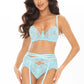 Floral Lace Garter Belt Axami Allure-2