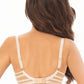 Soft Sheer Mesh Balconette Bra Axami Stripe Nude-1