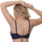 Semi-Sheer Full Figure Bra Axami Blue Lagoon-1
