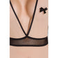 Sheer Mesh Deep V-Neck Bodysuit Passion Viena-4