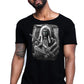 Vanity Tattoo Skull 9050-12 T-shirt Urban Slub Men Uomo 100% Cotone Fiammato JK