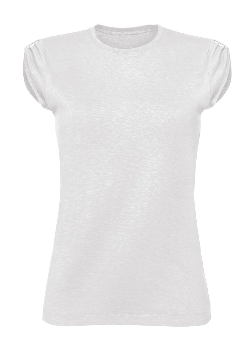 Personalizza T-shirt Slub Lady Donna 100% Cotone Fiammato BS