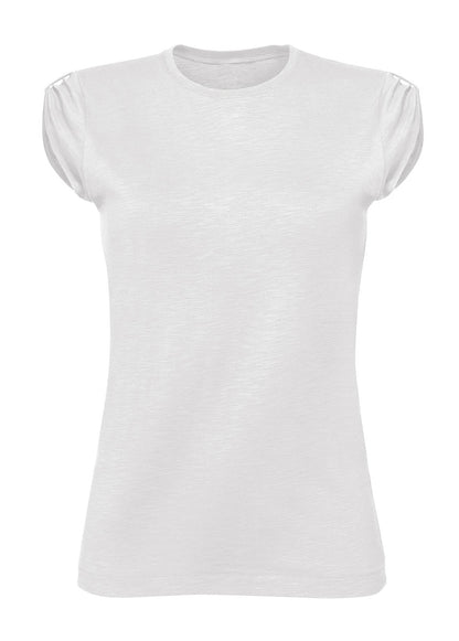 Personalizza T-shirt Slub Lady Donna 100% Cotone Fiammato BS
