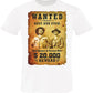 Wanted Bud Spencer 18-70-8 T-Shirt Urban Men Uomo 100% Cotone Fiammato BS STREET STYLE