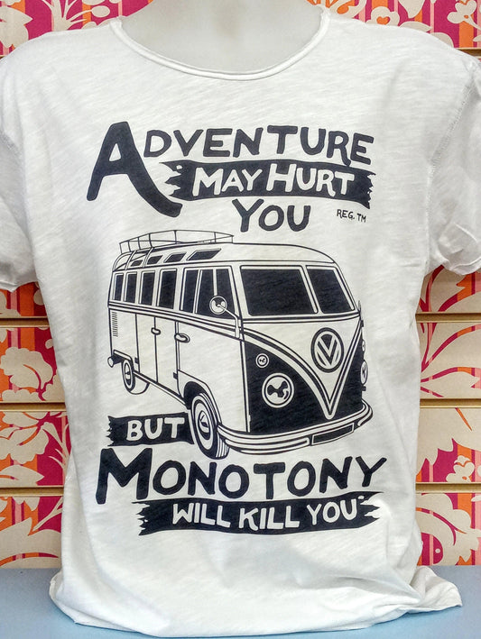 ADVENTURE MAY HURT YOU 10008 - Urban Slub uomo JHK - STREET STYLE