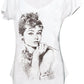 Audrey Hepburn 18-29 Urban Slub Lady Donna 100% Cotone Fiammato STREET STYLE