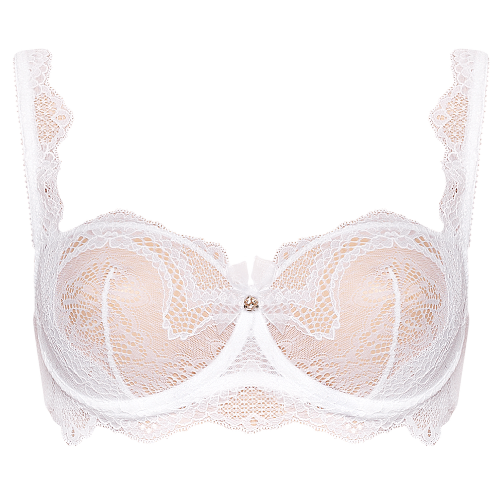 Sheer Lace Balconette Bra Ajour Aventine-2