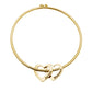 Love Bracelet Peach Heart Name Lettering Titanium Steel Bracelet-4