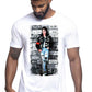 The Legend Michael Jackson Cantante Soggetto 18-20-49-2 T-shirt Urban Men Uomo 100% Cotone Pettinato JK