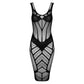 Sexy Black Dress Obsessive Flirtatious Curves-3