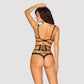 Ultra Sexy Open Cup Crotchless String 3 Piece Lingerie Set Bravelle-1